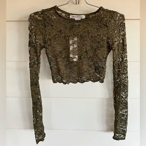 Urban Outfitters NWT Lace Crop Top